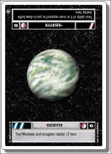 Star Wars: A New Hope Revised (Base Set) card 148 Kashyyyk