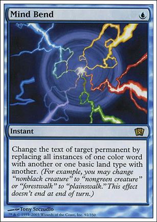 Magic the Gathering: 8th Edition (Base Set) card 92 Mind Bend