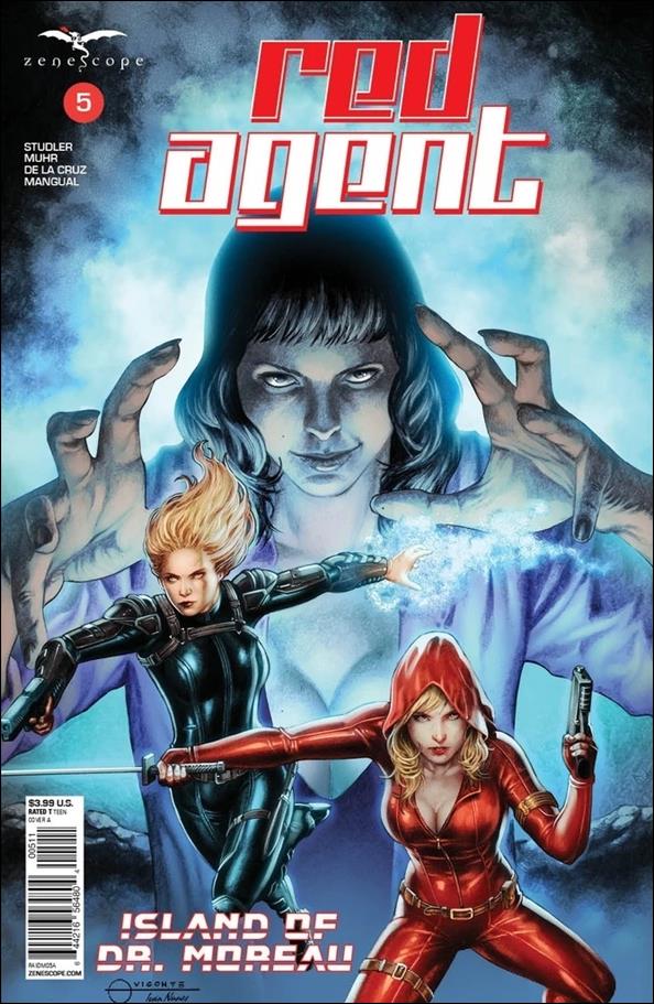 Red Agent: Island of Dr. Moreau issue 5 Geebo Vigonte Cover