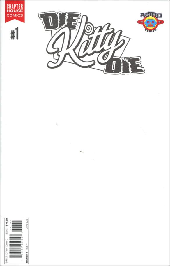 Die Kitty Die issue 1-C Blank/Sketch Cover