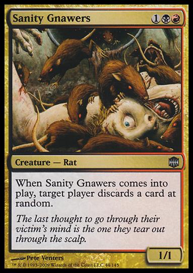 Magic The Gathering: Alara Reborn (Base Set) card 44 Sanity Gnawers