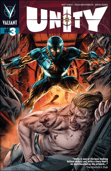 Unity (2013) issue 3 Doug Braithwaite Cover