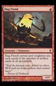 Magic the Gathering: New Phyrexia card 95 Slag Fiend