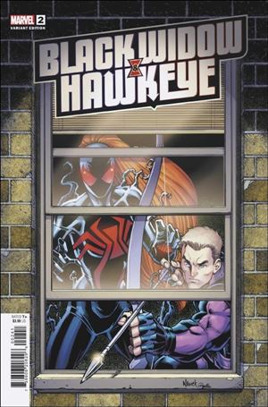 Black Widow & Hawkeye issue 2-D Todd Nauck Window Shades Cover