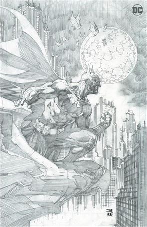 Batman: The Long Halloween - The Last Halloween (2024) issue 1-F Jim Lee B&W Virgin 1:100 Cardstock Cover