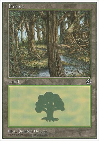 Magic the Gathering: Anthologies (Base Set) card 85 Forest
