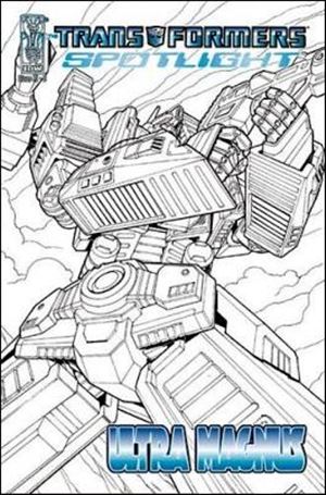 Transformers Spotlight issue nn5-D Robby Musso Retailer Incentive Sketch Cover