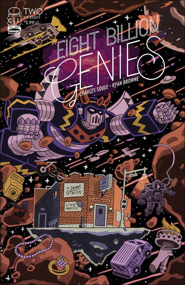 Eight Billion Genies issue 2-B Andrew MacLean Cover