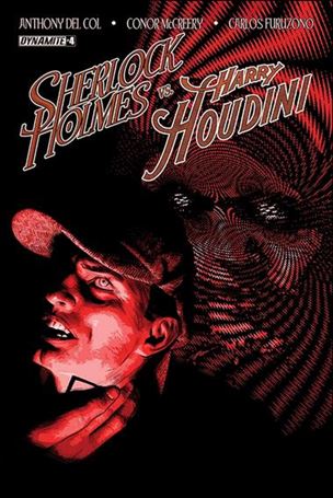 Sherlock Holmes vs. Harry Houdini issue 4 Aaron Campbell Cover