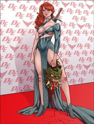 Invincible Red Sonja issue 3-U Richard Ortiz Virgin Cover