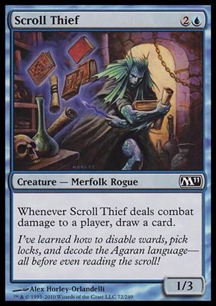 Magic the Gathering: 2011 Core Set (Base Set) card 72 Scroll Thief