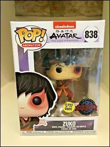POP! Animation figure 838-B Zuko (GITD)