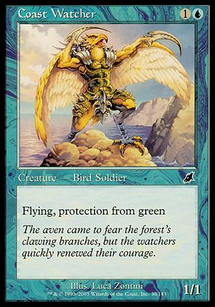 Magic the Gathering: Scourge (Base Set) card 30 Coast Watcher