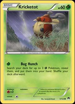 Pokemon XY: BREAKpoint (Base Set) card 5 Kricketot