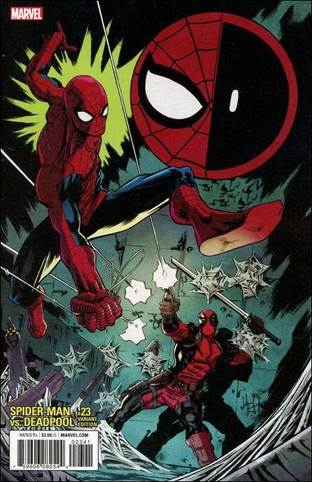 Spider-Man/Deadpool issue 23-D Scott Hepburn 1:25 Cover