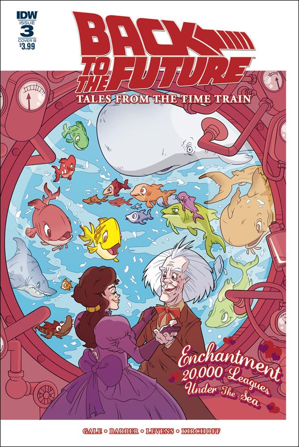 Back to the Future: Tales from the Time Train issue 3-B Philip Murphy Cover