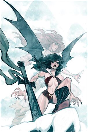 Vampirella / Red Sonja issue 1-P Babs Tarr Virgin Cover