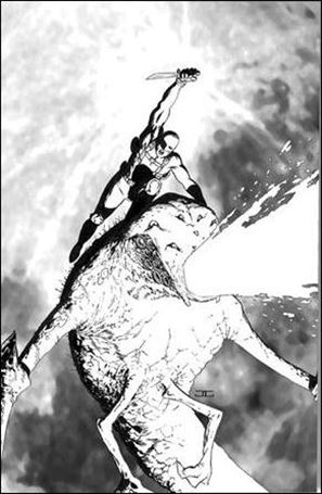 Extermination (2012) issue 1-H John Cassaday 1:100 Virgin Black & White Cover