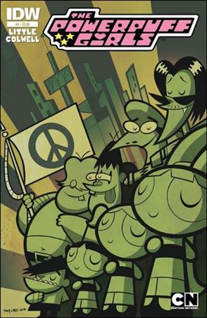 Powerpuff Girls (2013) issue 4 Troy Little Cover