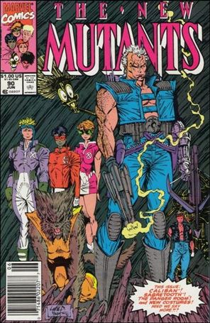 New Mutants (1983) issue 90-B Newsstand Edition