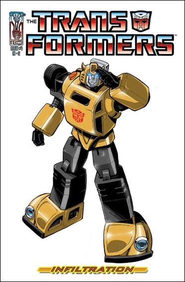 Transformers: Infiltration issue 4-G Guido Guidi "Bumblebee" Cover 1:75