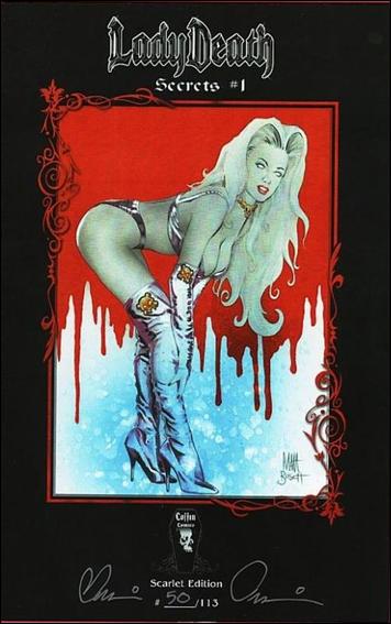 Lady Death: Secrets issue 1-C Scarlet Edition 1/113