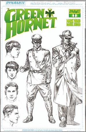 Green Hornet (2013) issue 1-H Daniel Indro C2E2 'Character Design' Cover 1/1000 