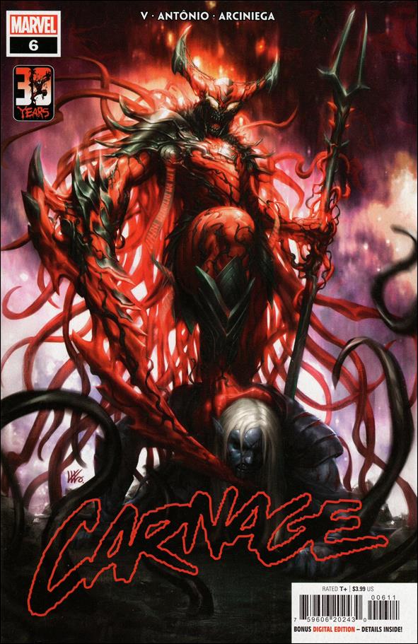 Carnage (2022) issue 6 Kendrick Lim Cover
