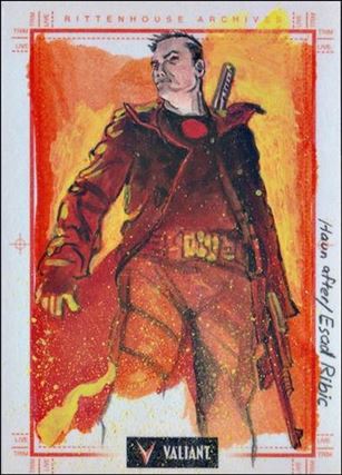 2013 Valiant Comics Preview Trading Card Set (Sketch Card Subset) card JH-02