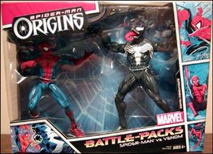 Spider-Man: Origins Battle Packs figure 3 Spider-Man vs Venom