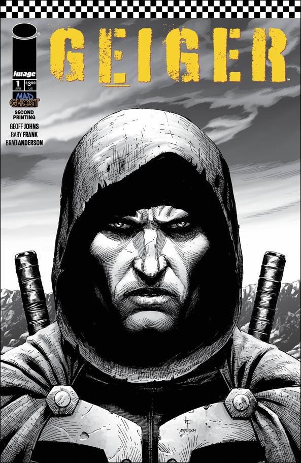 Geiger issue 1-H Gary Frank 1:25 Black & White Cover (2nd Printing)