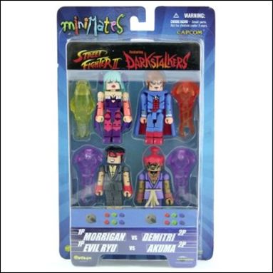 Street Fighter II Minimates Box Sets figure 2 Street Fighter II/Darkstalkers 4-Pack
