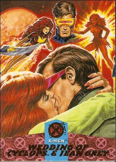 1994 Fleer Ultra X-Men (Base Set) card 125 Wedding of Cyclops & Jean Grey Part 2