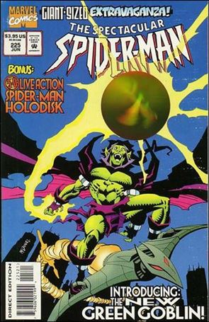 Spectacular Spider-Man (1976) issue 225 Holodisk Cover
