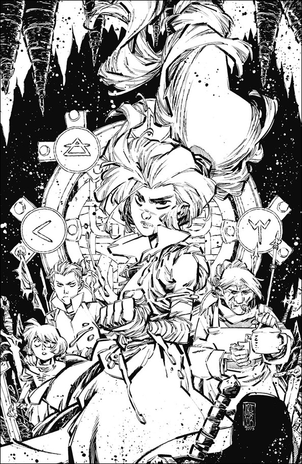 Last Witch: Blood & Betrayal issue 1-C Jorge Corona 1:10 Black & White Virgin Cover