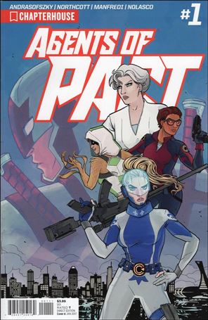 Agents of P.A.C.T. issue 1 Sanya Anwar Cover