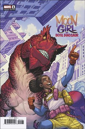 Moon Girl and Devil Dinosaur (2022) issue 1-C Nick Bradshaw Cover