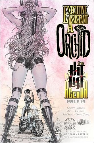 Executive Assistant: Orchid issue 3-B Micah Gunnell 1:8 Sketch Cover