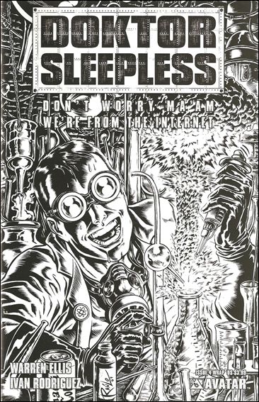 Doktor Sleepless issue 4-B Wraparound Cover