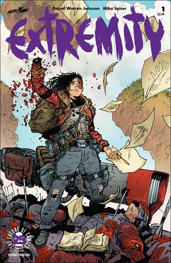 Extremity issue 1-C Purple Logo Cover (2nd Printing)