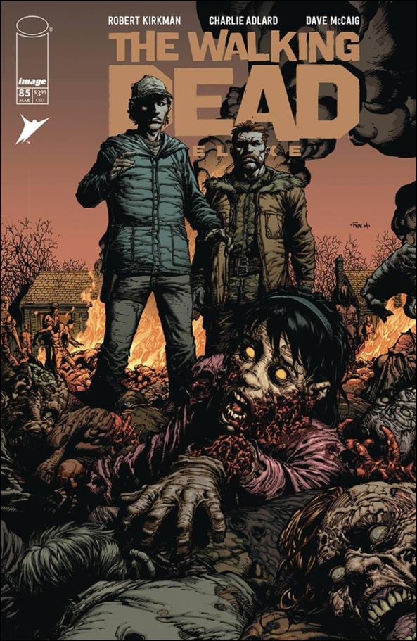 Walking Dead Deluxe issue 85 David Finch Cardstock Cover