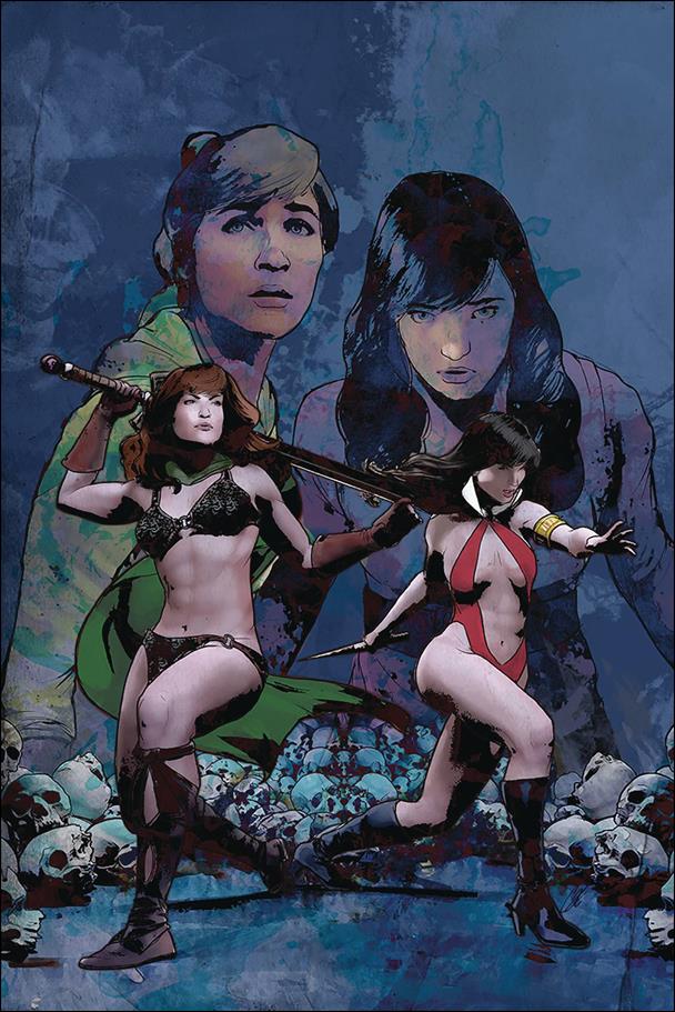 Red Sonja and Vampirella Meet Betty and Veronica issue 11-O Cat Staggs Virgin Cover