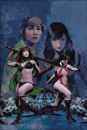 Red Sonja and Vampirella Meet Betty and Veronica issue 11-O Cat Staggs Virgin Cover
