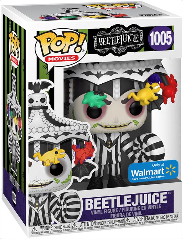 POP! Movies figure 1005 Beetlejuice (Carousel Hat) Walmart Exclusive