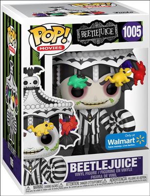 POP! Movies figure 1005 Beetlejuice (Carousel Hat) Walmart Exclusive