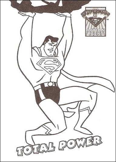 Superman Action Packs (Coloring Subset) card C6 Total Power