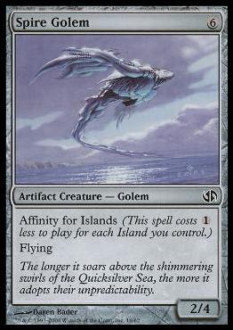 Magic the Gathering: Duel Decks: Jace vs. Chandra (Base Set) card 16 Spire Golem