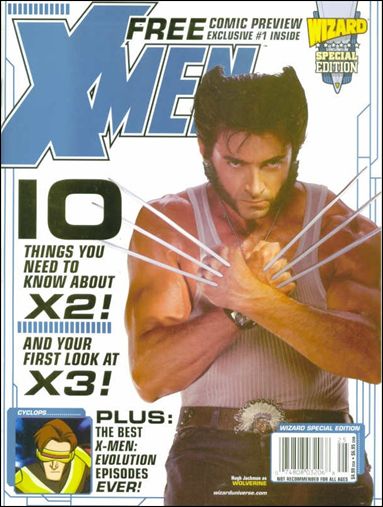 Wizard's X-Men Special issue 2003 Photo Cover