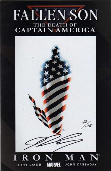 Fallen Son: The Death of Captain America issue 5-C DF J. Cassaday Cvr (Signed by John Cassaday) 1/125