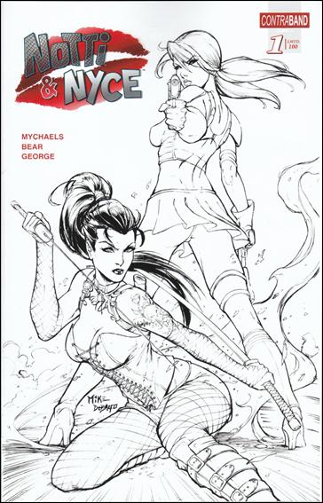 Notti & Nyce (2013) issue 1-E Mike DeBalfo Black & White Cover 1/100
